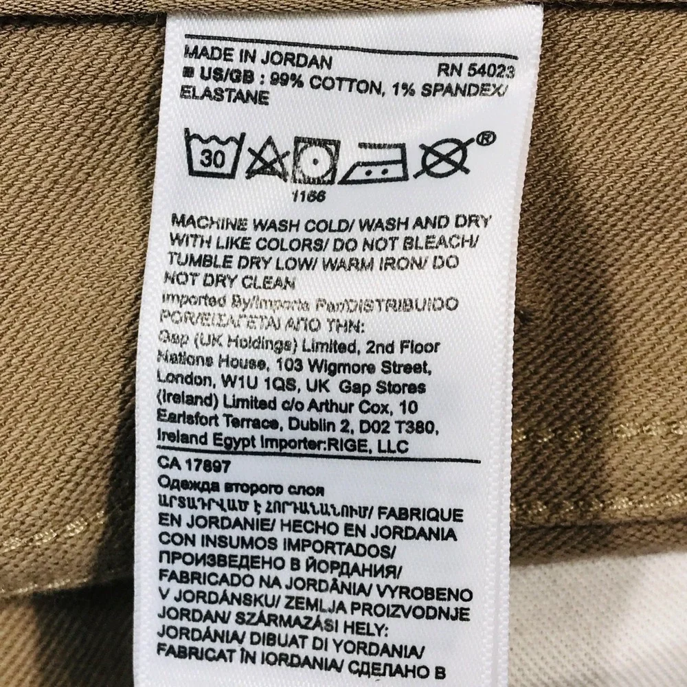 Banana Republic Slim Fit Traveler Jeans Mens 40x34 Brown Stretch 99% Cotton New
